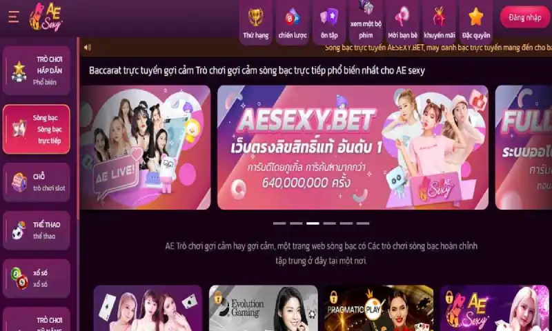 Sự ra đời của AE Sexy 18Win